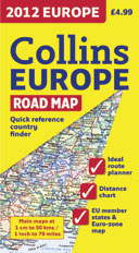 2012 Collins Europe Road Map