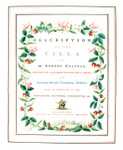 A Description of the Villa of Mr. Horace Walpole, Youngest Son of Sir Robert Walpole Earl of Orford, at Strawberry Hill, near Twickenham, Middlesex.