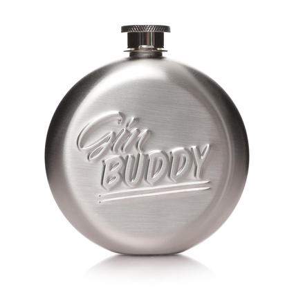 Tiny Book of Gin Hip Flask Gift Set