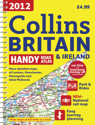 2012 Collins Britain & Ireland Handy Road Atlas