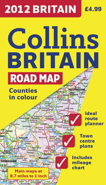 2012 Collins Britain Road Map