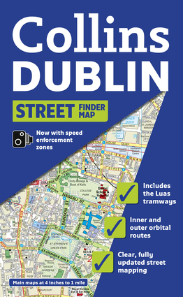 Collins Dublin Street Finder Map