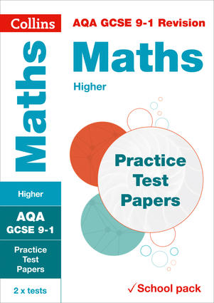 Collins Gcse 9 1 Revision Aqa Gcse Maths Higher Practice Test Papers Independent Publishers Group