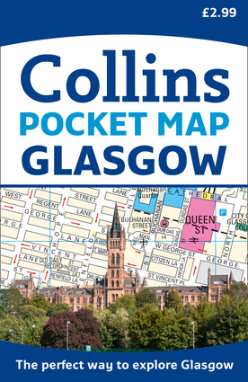 Collins Pocket Map Glasgow