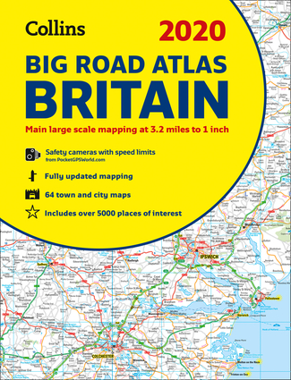 2020 Collins Big Road Atlas Britain and Northern Ireland