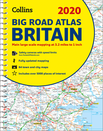 2020 Collins Big Road Atlas Britain and Northern Ireland