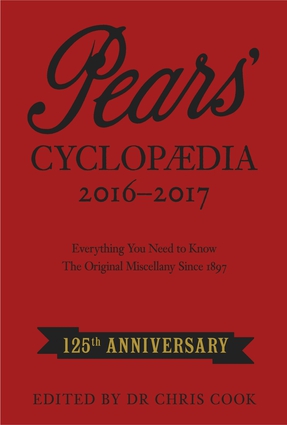 Pears' Cyclopaedia 2016-2017