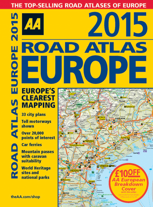 2015 Road Atlas Europe