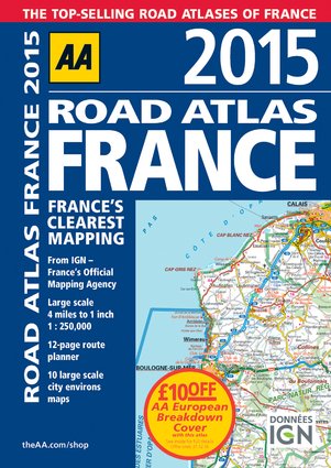 2015 Road Atlas France