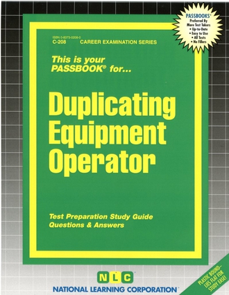 Duplicating Equipment Operator