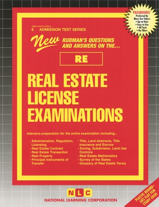 Q. & A. ON THE REAL ESTATE LICENSE EXAMINATIONS (RE)