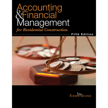 Accounting & Financial Management for Residential Construction