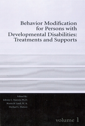 Behavior Modification for Persons with Developmental Disabilities