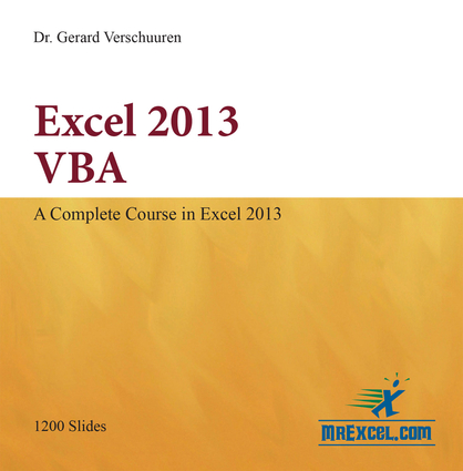 Excel 2013 VBA