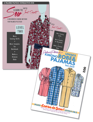 Learn to Sew with Janet Corzatt — Level TWO — Plus Robe/Pajama Pattern