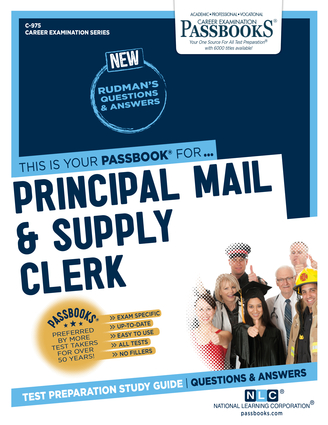 Principal Mail & Supply Clerk (C-975)