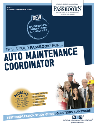 Auto Maintenance Coordinator (C-1127)