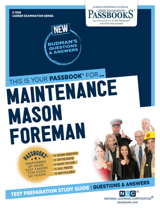 Maintenance Mason Foreman (C-1356)