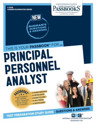 Principal Personnel Analyst (C-2346)