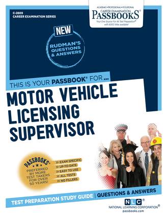 Motor Vehicle Licensing Supervisor (C-2809)