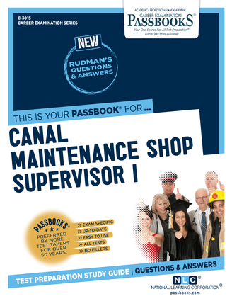 Canal Maintenance Shop Supervisor I (C-3015)