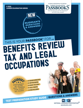 Benefits Review, Tax and Legal Occupations (C-3552)