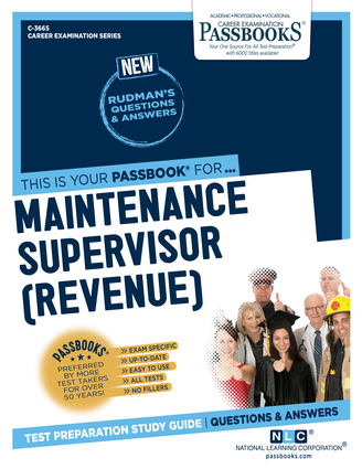 Maintenance Supervisor (Revenue) (C-3665)