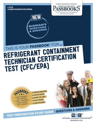 Refrigerant Containment Technician Certification Test (C-3776)