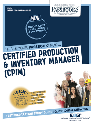 Certified Production & Inventory Manager (CPIM) (C-3834)