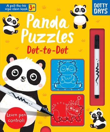 Panda Puzzles Dot-to-Dot