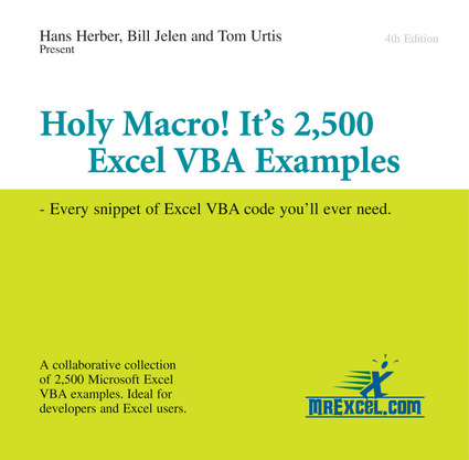 Holy Macro! It's 2,500 Excel VBA Examples
