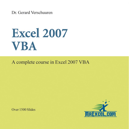 Excel 2007 VBA