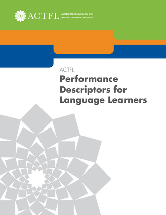 ACTFL Performance Descriptors for Language Learners | Independent ...