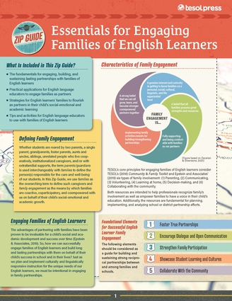 TESOL Zip Guide: Essentials for Engaging Families of English Learners