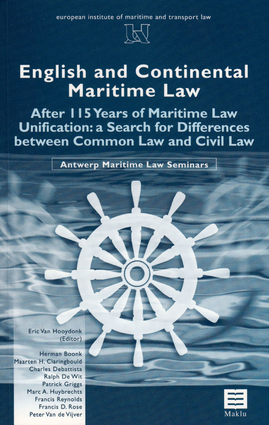 English and Continental Maritime Law | Independent Publishers Group