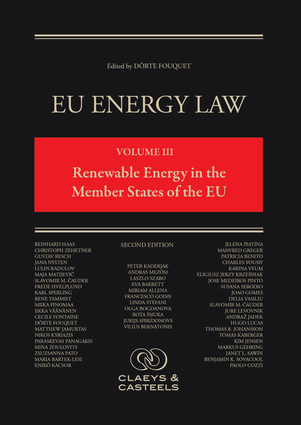 EU Energy Law Volume III - Renewable Energy in the Member States of the EU