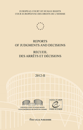 Reports of Judgments and Decisions / Recueil des arrets et decisions vol. 2012-II