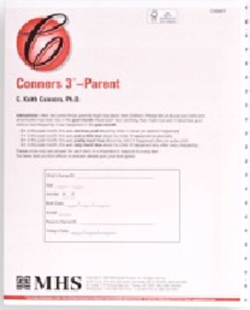 Conners 3-P Response Booklet Eng (25/pkg)