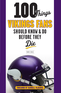 100 Things Vikings Fans Should Know and Do Before They Die Image